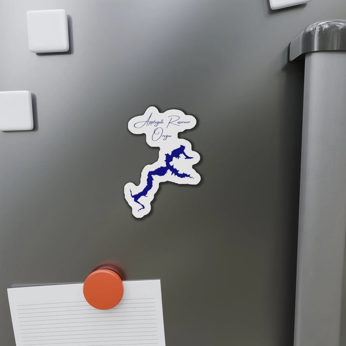 Oregon  Applegate  Reservoir  Die  Cut  Magnet  front  position  view  from  context-1  4  x  4.webp