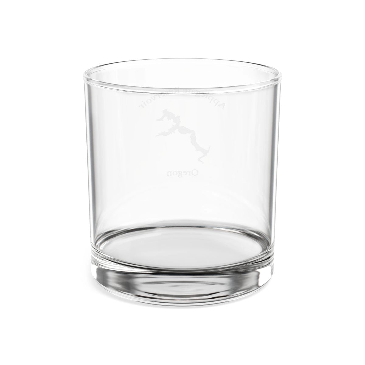 Oregon  Applegate  Reservoir  Engraved  Whiskey  Glass  other  position  view  from  back  10.5oz.webp
