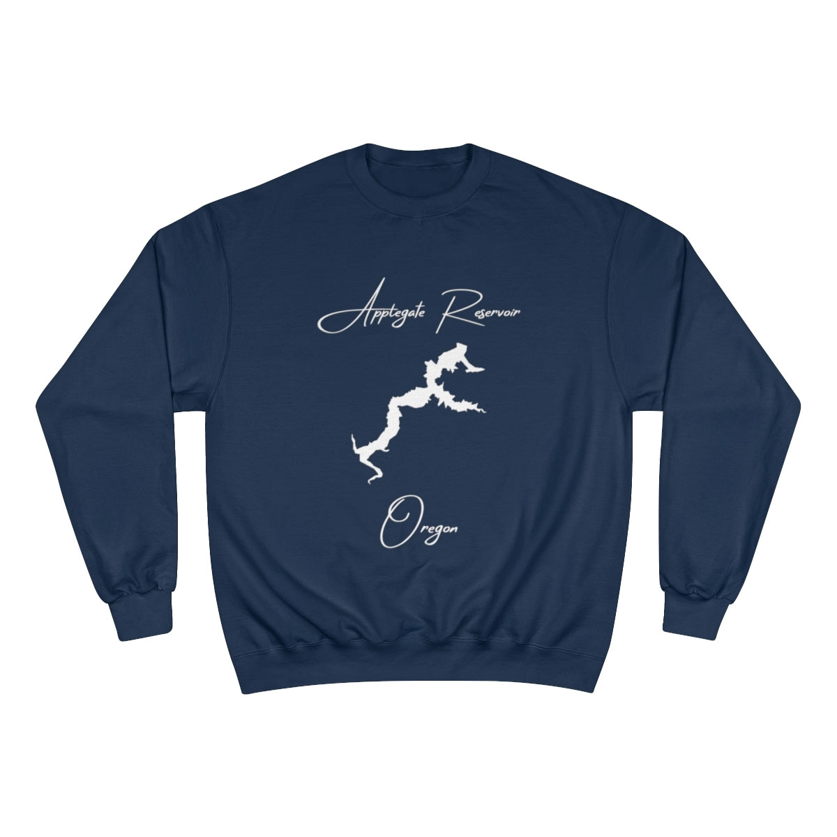 Oregon  Applegate  Reservoir  Sweatshirt  front  position  view  from  front  navy.webp