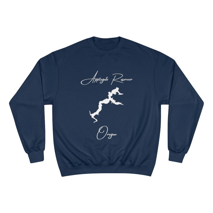 Oregon  Applegate  Reservoir  Sweatshirt  front  position  view  from  front  navy.webp