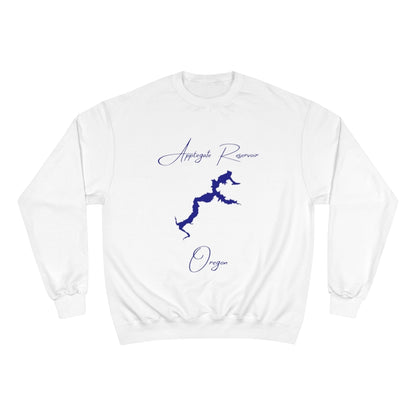 Oregon  Applegate  Reservoir  Sweatshirt  front  position  view  from  front  white.webp