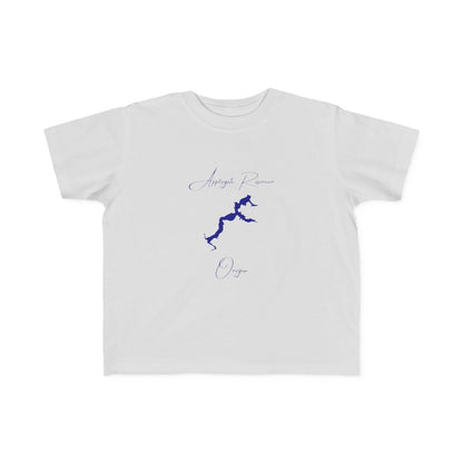 Oregon  Applegate  Reservoir  Toddler  T-shirt  front  position  view  from  front  silver.webp