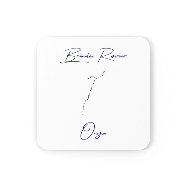 Oregon  Brownlee  Reservoir  Coaster  Set  front  position  view  from  front  3.75  x  3.75.webp