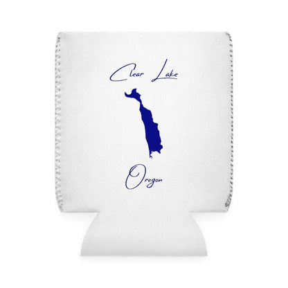Oregon  Clear  Lake  Can  Koozie  front  position  view  from  front-1  white.webp