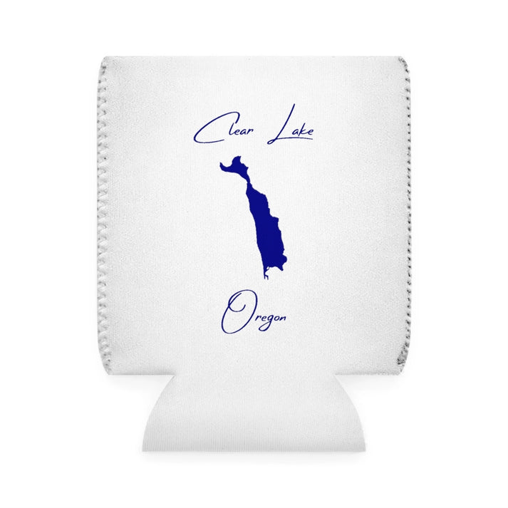 Oregon  Clear  Lake  Can  Koozie  front  position  view  from  front-1  white.webp