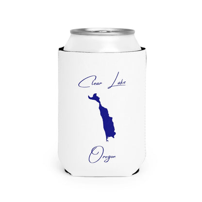 Oregon  Clear  Lake  Can  Koozie  front  position  view  from  front-2  white.webp