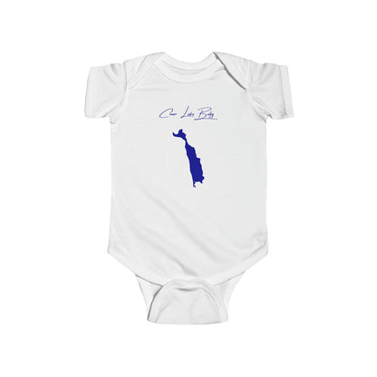 Oregon  Clear  Lake  Onesie  front  position  view  from  front  white.webp