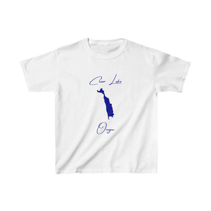 Oregon  Clear  Lake  Youth  T-shirt  front  position  view  from  front  white.webp