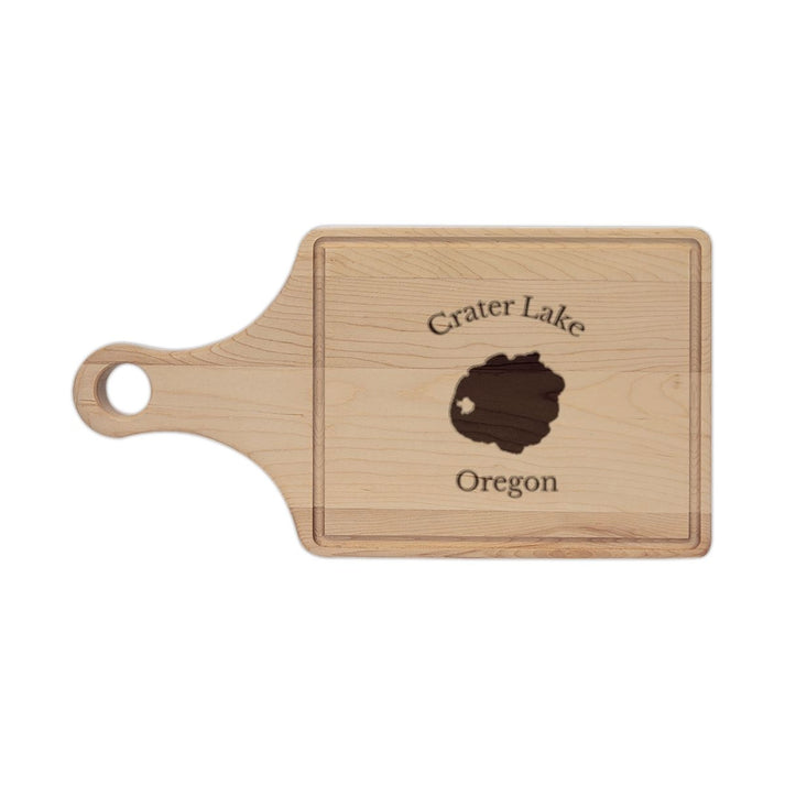 Oregon  Crater  Lake  Engraved  Cutting  Board  front  position  view  from  front  maple.webp