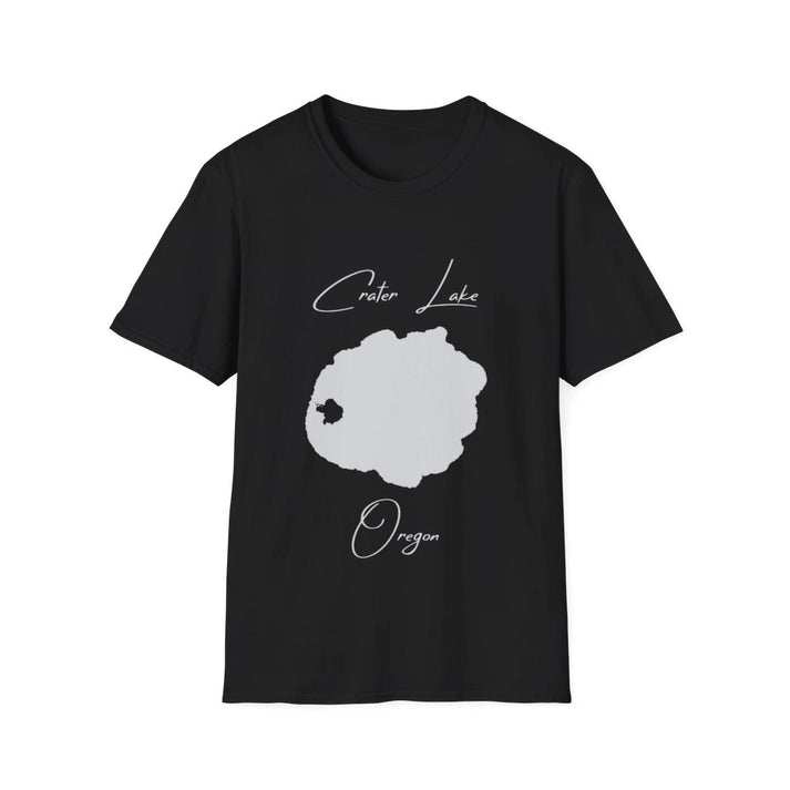 Oregon  Crater  Lake  T-shirt  front  position  view  from  front  black.webp