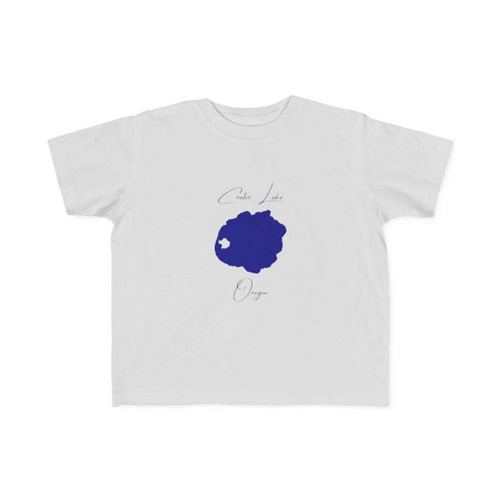 Oregon  Crater  Lake  Toddler  T-shirt  front  position  view  from  front  silver.webp