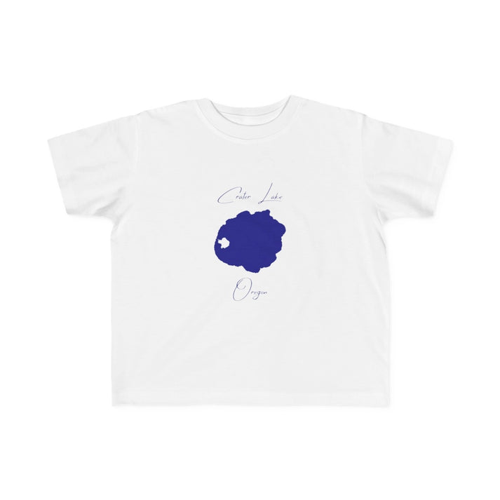 Oregon  Crater  Lake  Toddler  T-shirt  front  position  view  from  front  white.webp