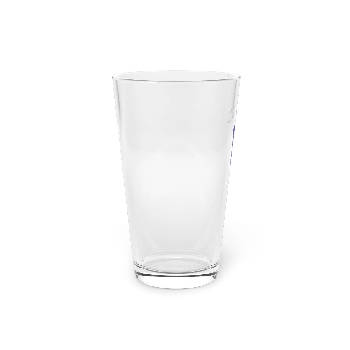 Oregon  Diamond  Lake  16oz  Pint  Glass  front  position  view  from  left  16oz.webp