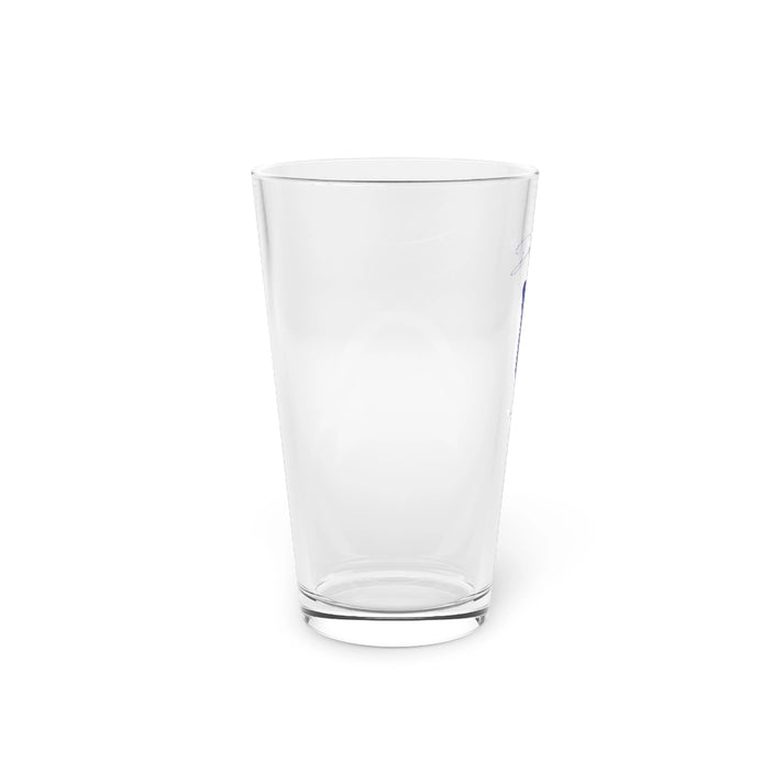 Oregon  Diamond  Lake  16oz  Pint  Glass  front  position  view  from  left  16oz.webp