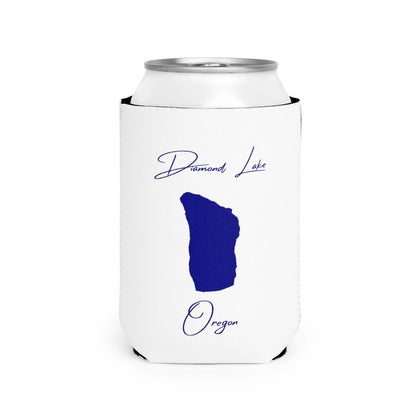 Oregon  Diamond  Lake  Can  Koozie  front  position  view  from  front-2  white.webp