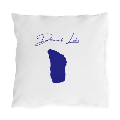 Oregon  Diamond  Lake  Outdoor  Pillow  front  position  view  from  front  16  x  16.webp