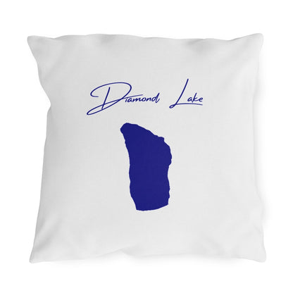 Oregon  Diamond  Lake  Outdoor  Pillow  front  position  view  from  front  18  x  18.webp