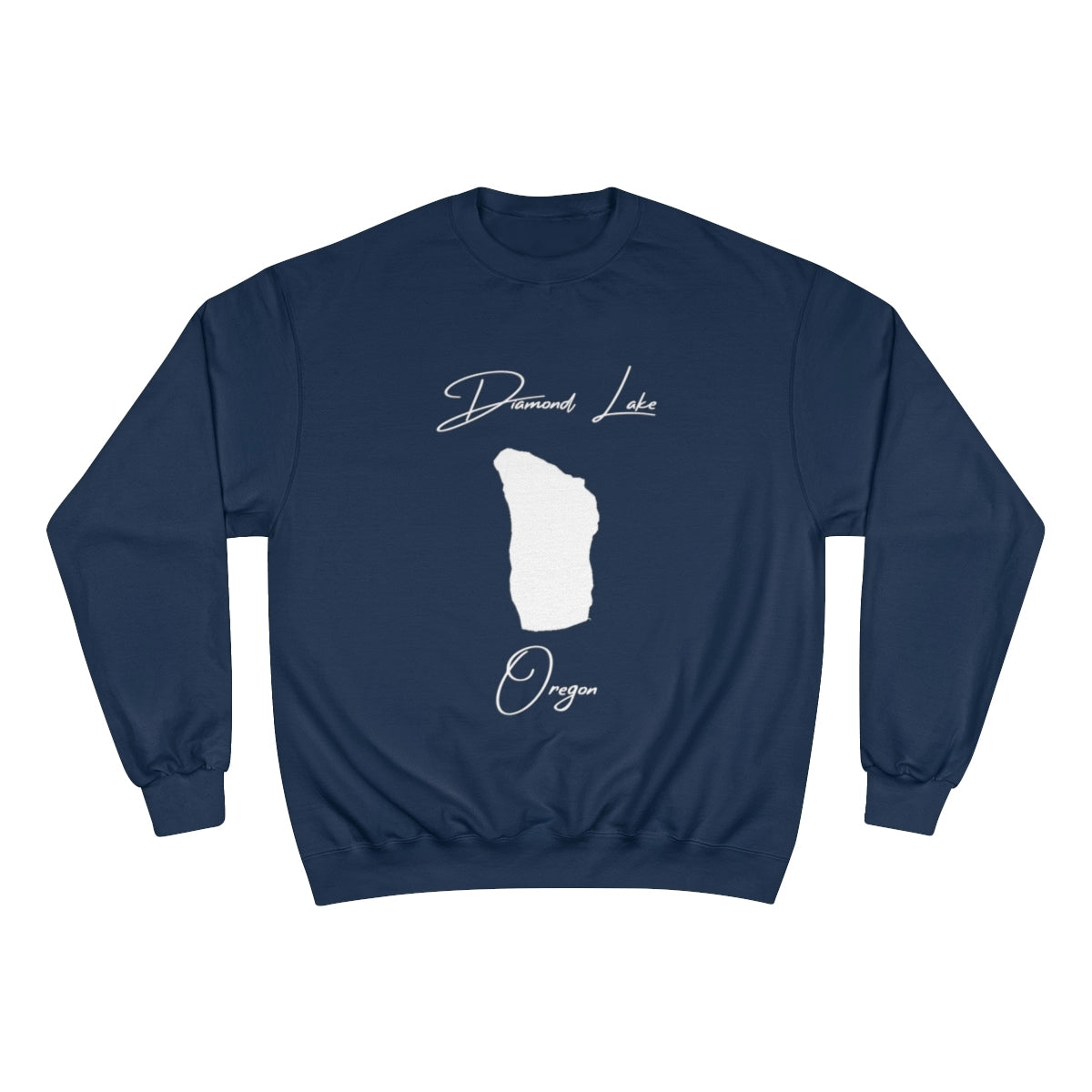 Oregon  Diamond  Lake  Sweatshirt  front  position  view  from  front  navy.webp