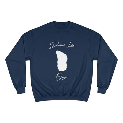 Oregon  Diamond  Lake  Sweatshirt  front  position  view  from  front  navy.webp