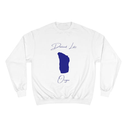 Oregon  Diamond  Lake  Sweatshirt  front  position  view  from  front  white.webp