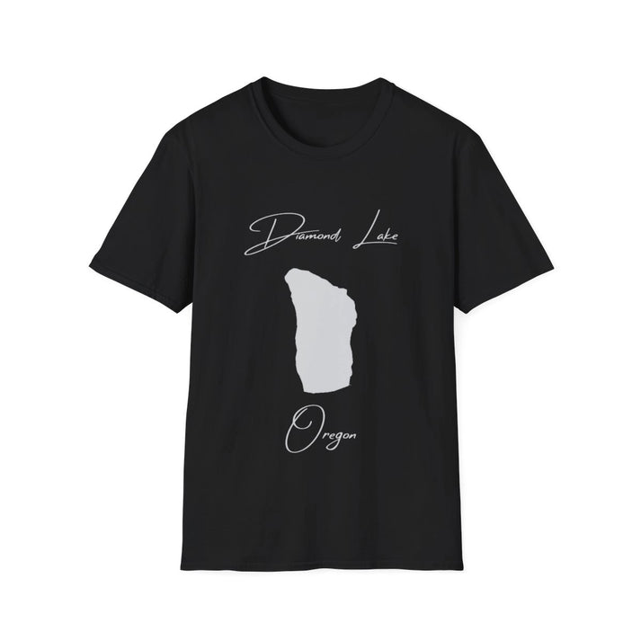 Oregon  Diamond  Lake  T-shirt  front  position  view  from  front  black.webp