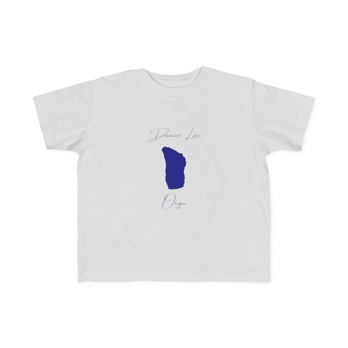 Oregon  Diamond  Lake  Toddler  T-shirt  front  position  view  from  front  silver.webp