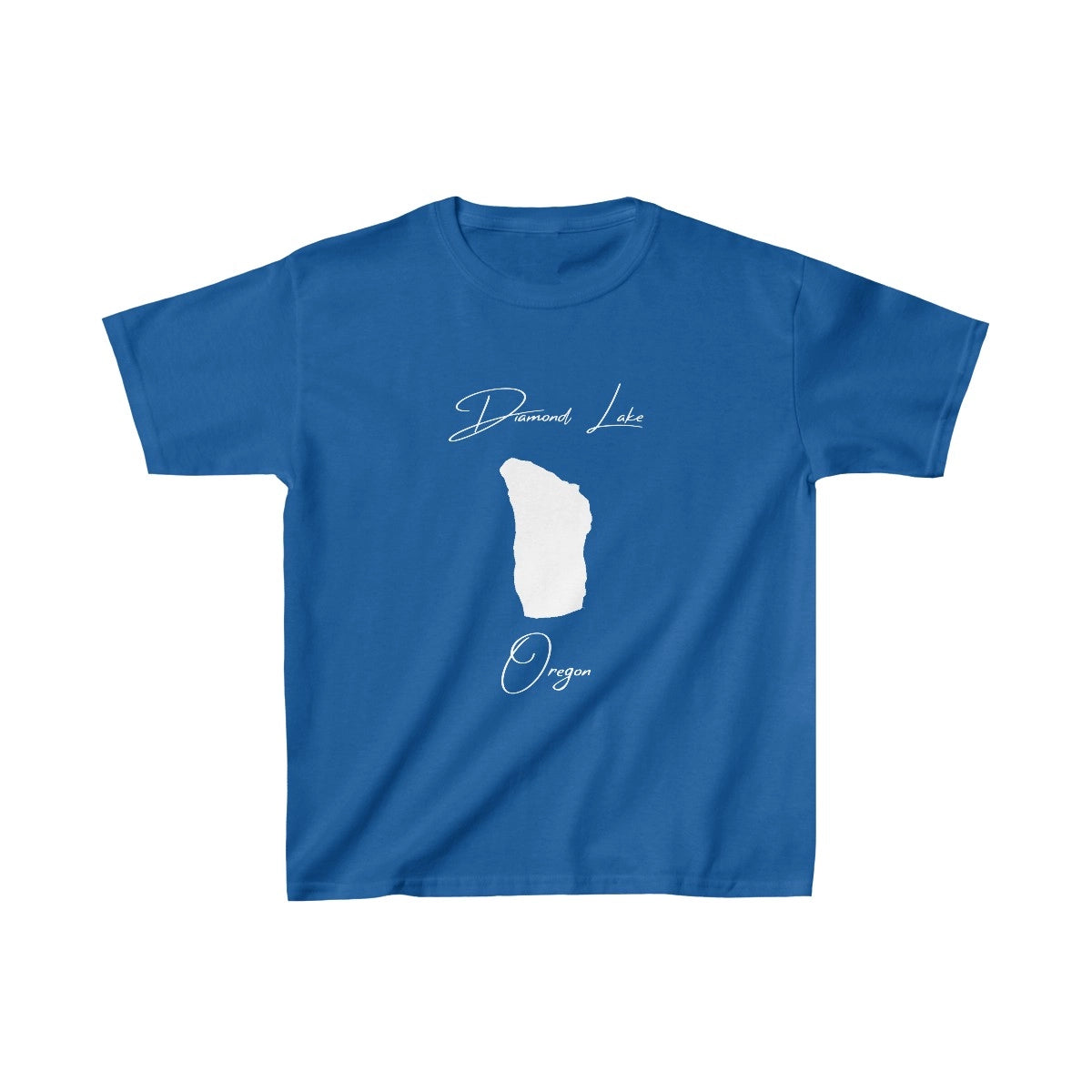 Oregon  Diamond  Lake  Youth  T-shirt  front  position  view  from  front  royal.webp