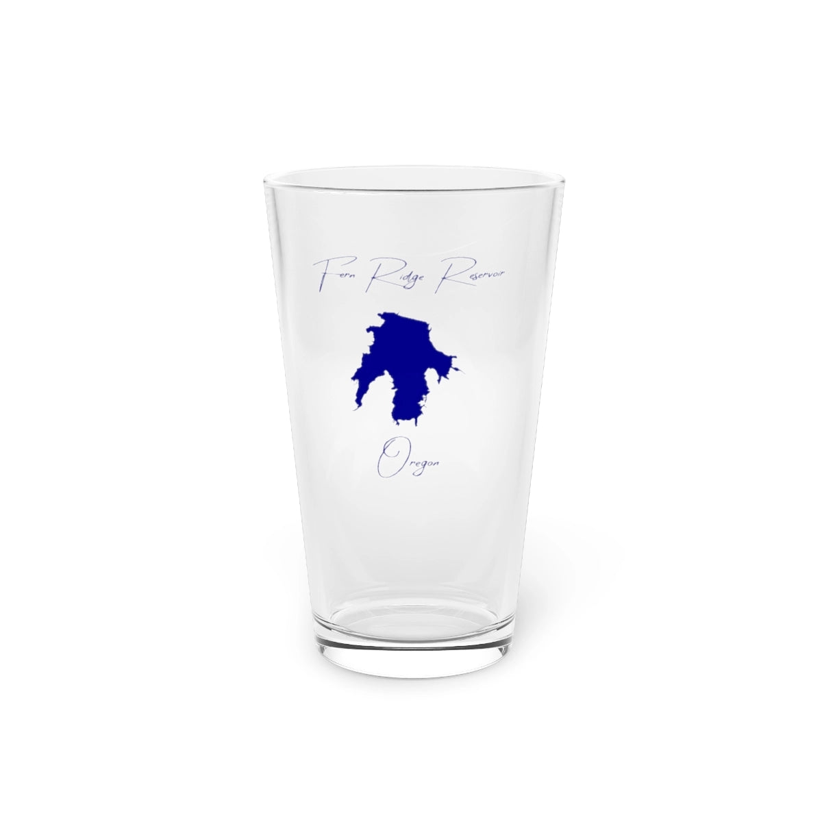 Oregon  Fern  Ridge  Reservoir  16oz  Pint  Glass  front  position  view  from  front  16oz.webp