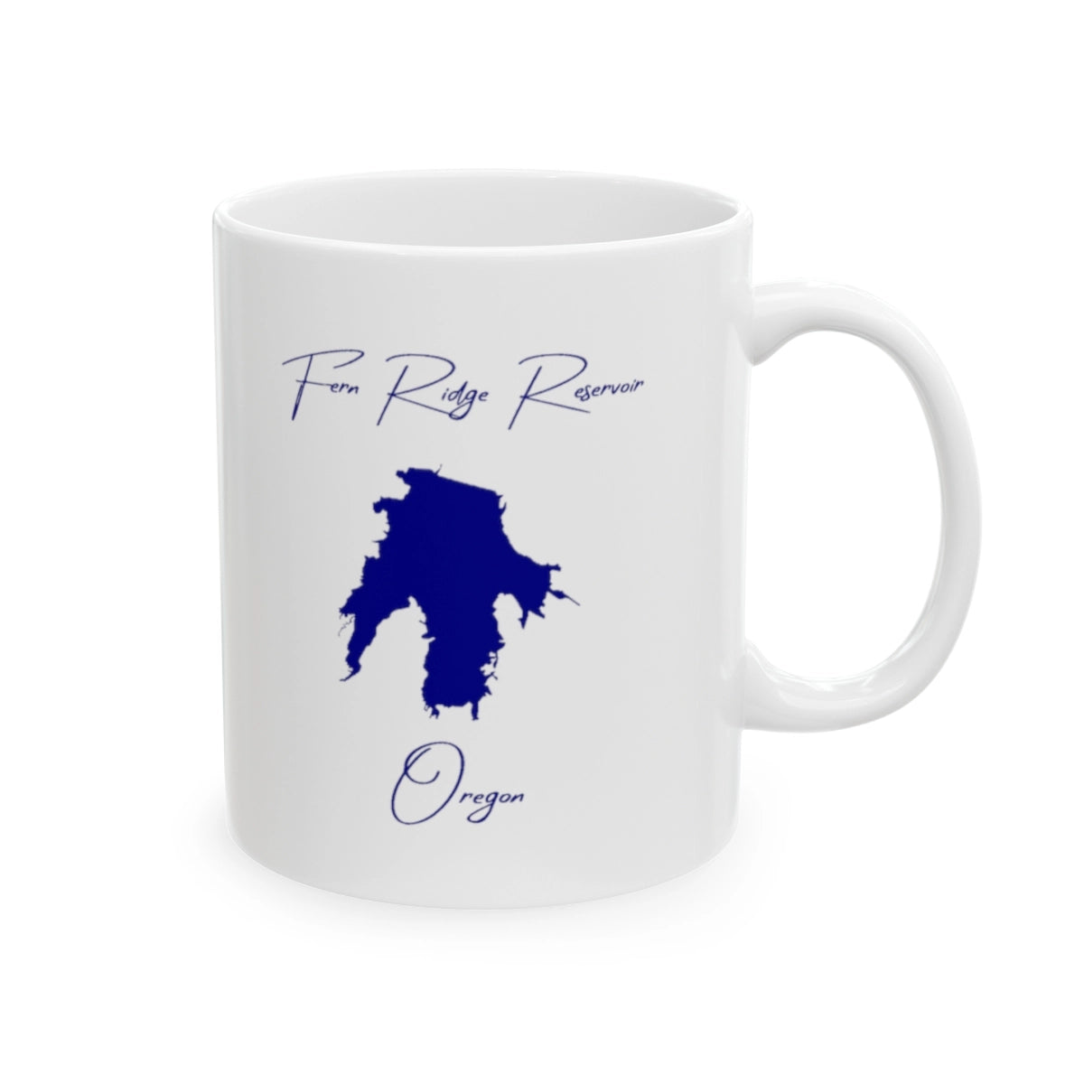 Oregon  Fern  Ridge  Reservoir  Ceramic  Mug  other  position  view  from  right  11oz.webp