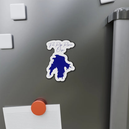 Oregon  Fern  Ridge  Reservoir  Die  Cut  Magnet  front  position  view  from  context-1  4  x  4.webp