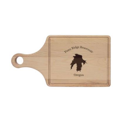 Oregon  Fern  Ridge  Reservoir  Engraved  Cutting  Board  front  position  view  from  front  maple.webp