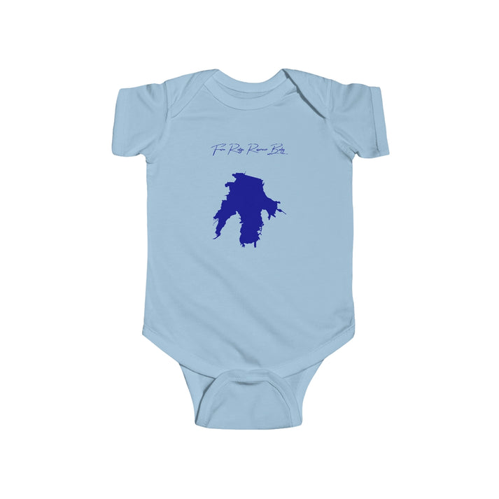 Oregon  Fern  Ridge  Reservoir  Onesie  front  position  view  from  front  light  blue.webp