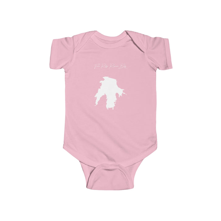 Oregon  Fern  Ridge  Reservoir  Onesie  front  position  view  from  front  pink.webp