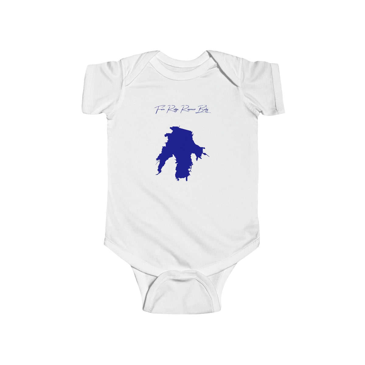 Oregon  Fern  Ridge  Reservoir  Onesie  front  position  view  from  front  white.webp