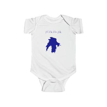 Oregon  Fern  Ridge  Reservoir  Onesie  front  position  view  from  front  white.webp