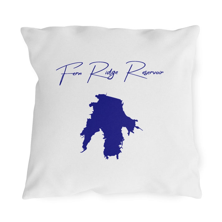 Oregon  Fern  Ridge  Reservoir  Outdoor  Pillow  front  position  view  from  front  18  x  18.webp