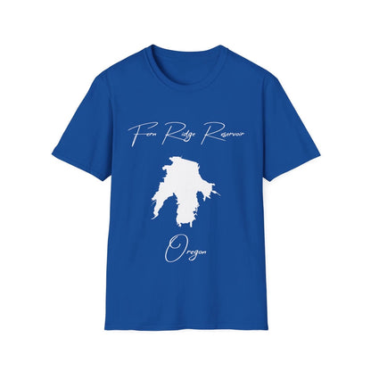 Oregon  Fern  Ridge  Reservoir  T-shirt  front  position  view  from  front  royal.webp