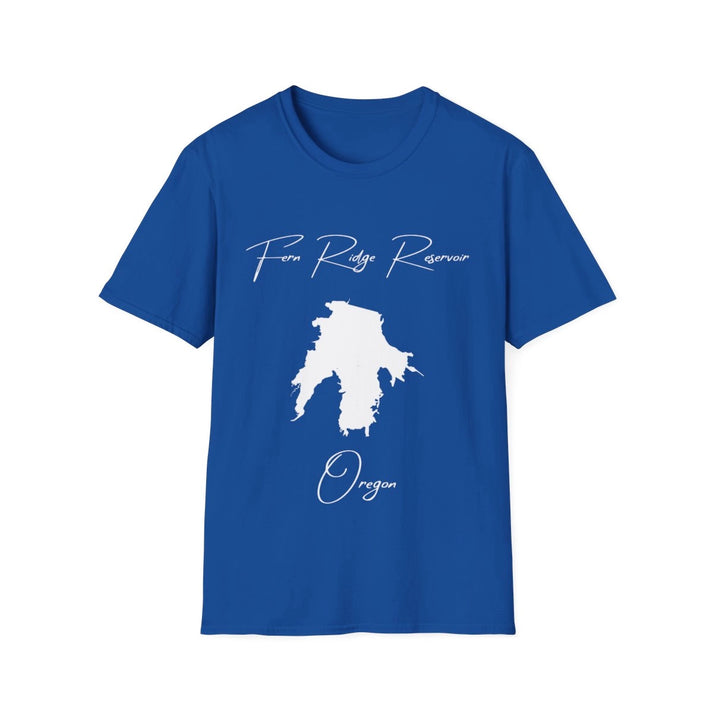 Oregon  Fern  Ridge  Reservoir  T-shirt  front  position  view  from  front  royal.webp