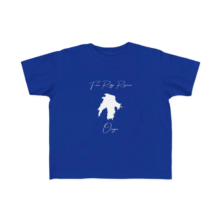 Oregon  Fern  Ridge  Reservoir  Toddler  T-shirt  front  position  view  from  front  royal.webp