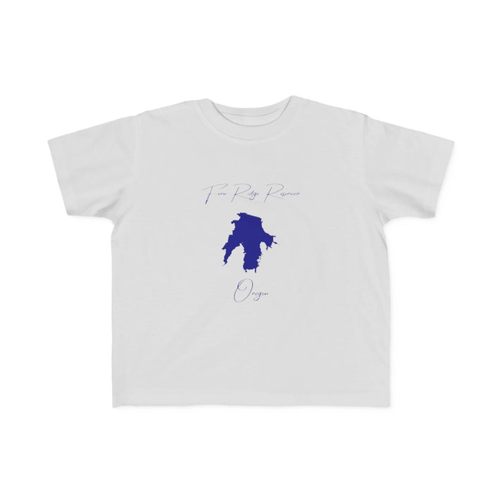 Oregon  Fern  Ridge  Reservoir  Toddler  T-shirt  front  position  view  from  front  silver.webp