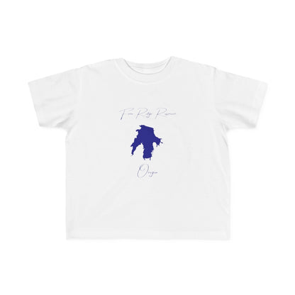 Oregon  Fern  Ridge  Reservoir  Toddler  T-shirt  front  position  view  from  front  white.webp