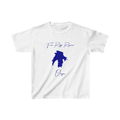 Oregon  Fern  Ridge  Reservoir  Youth  T-shirt  front  position  view  from  front  white.webp