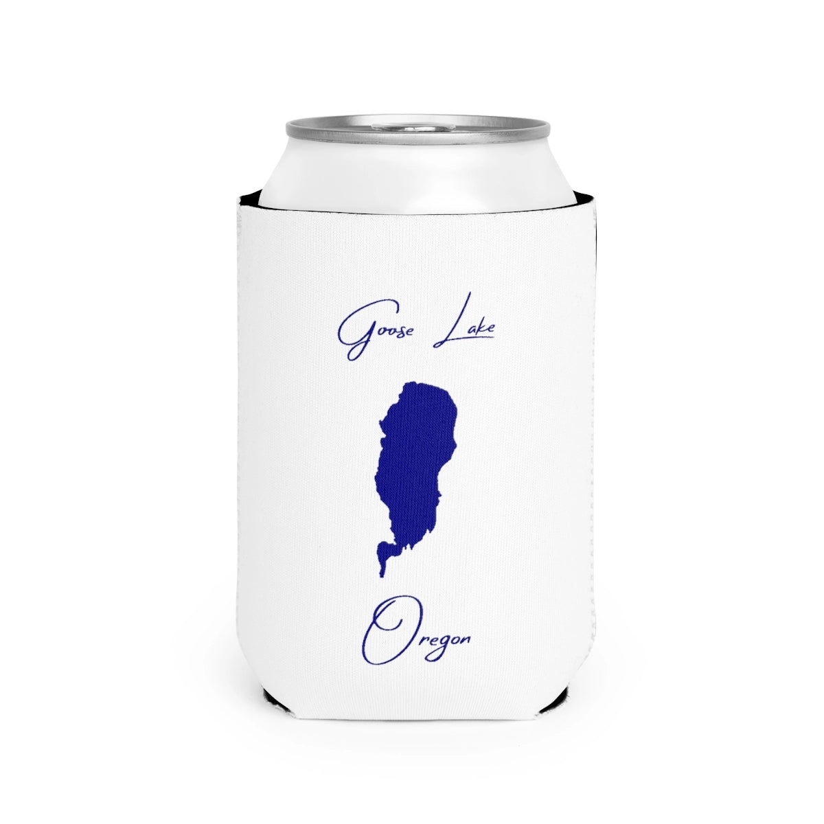 Oregon  Goose  Lake  Can  Koozie  front  position  view  from  front-2  white.webp