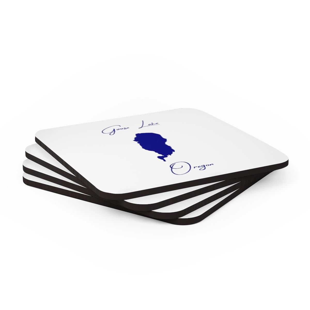 Oregon  Goose  Lake  Coaster  Set  front  position  view  from  stacked  3.75  x  3.75.webp