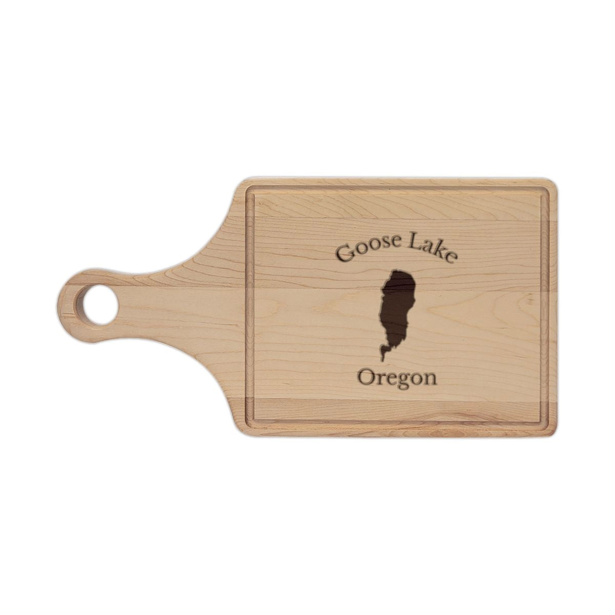 Oregon  Goose  Lake  Engraved  Cutting  Board  front  position  view  from  front  maple.webp