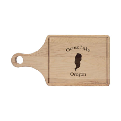 Oregon  Goose  Lake  Engraved  Cutting  Board  front  position  view  from  front  maple.webp