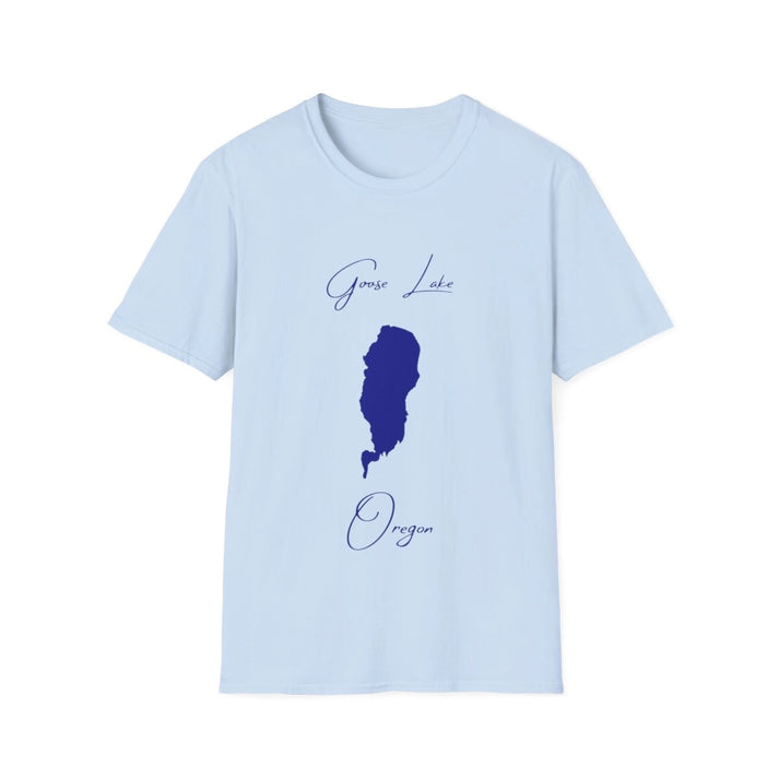 Oregon  Goose  Lake  T-shirt  front  position  view  from  front  light  blue.webp