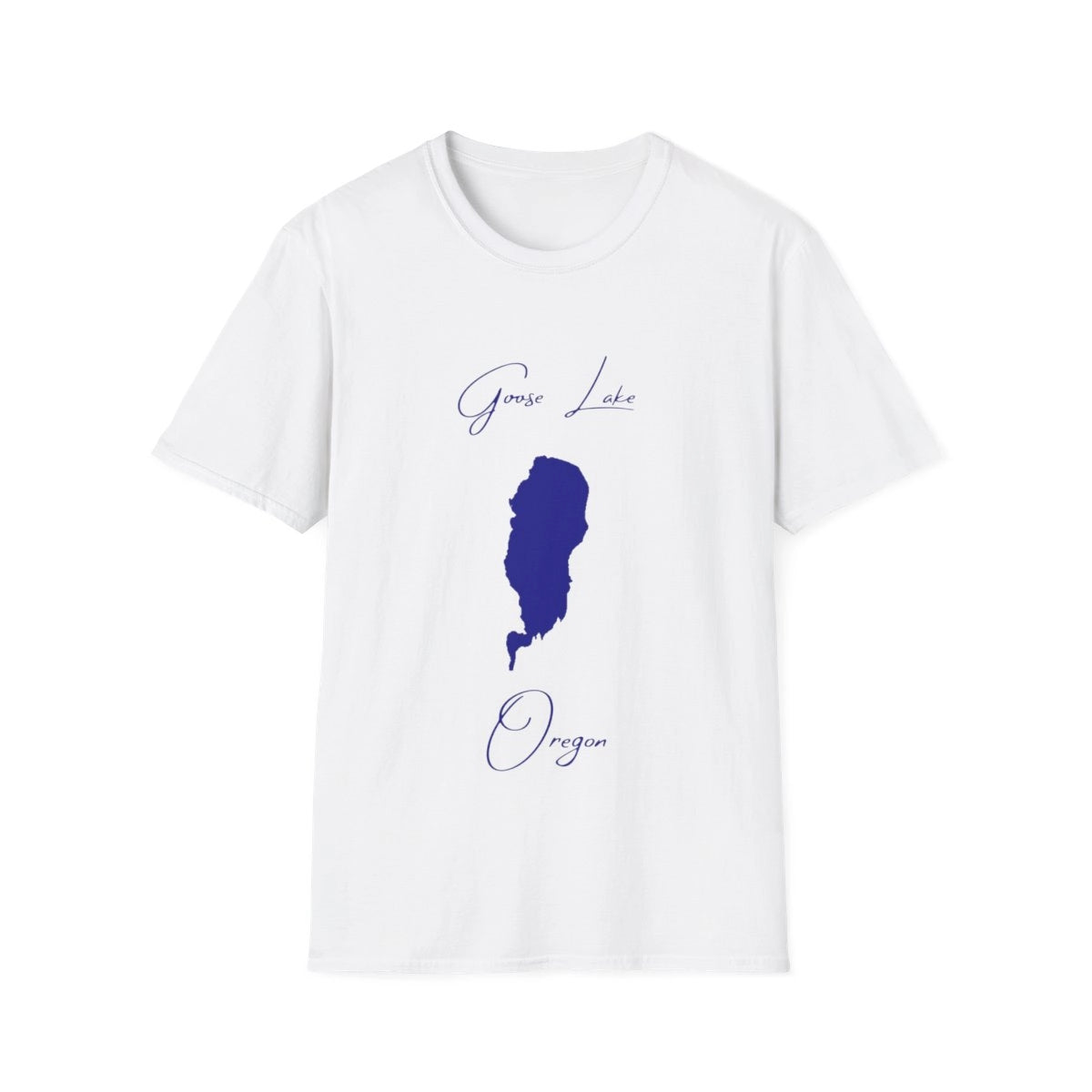 Oregon  Goose  Lake  T-shirt  front  position  view  from  front  white.webp