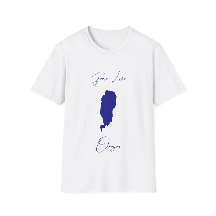 Oregon  Goose  Lake  T-shirt  front  position  view  from  front  white.webp