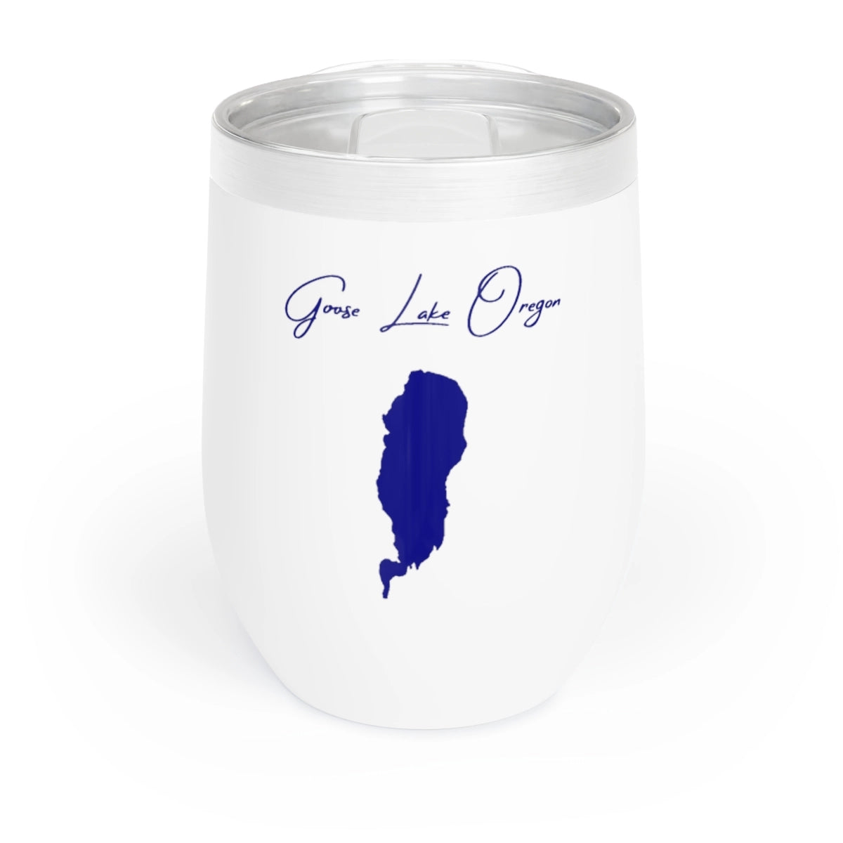 Oregon  Goose  Lake  Wine  Tumbler  front  position  view  from  front  white.webp